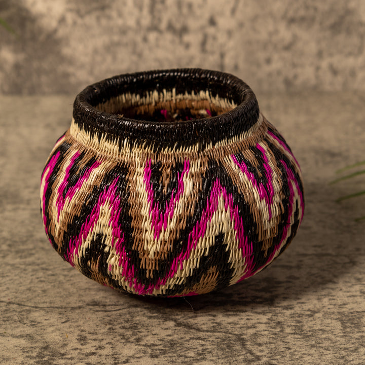 Violet Jungle Star Silhouette Rainforest Basket