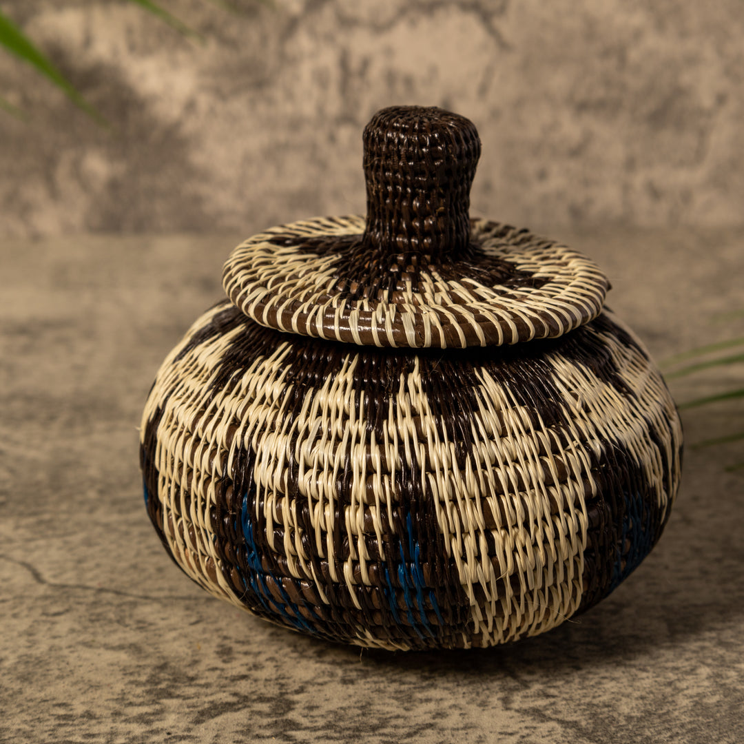 Butterfly Cascade Rainforest Basket With Top