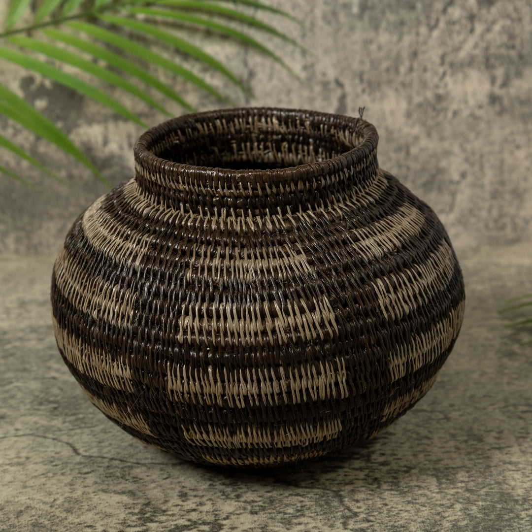 Black And Gray Fence Rainforest Basket