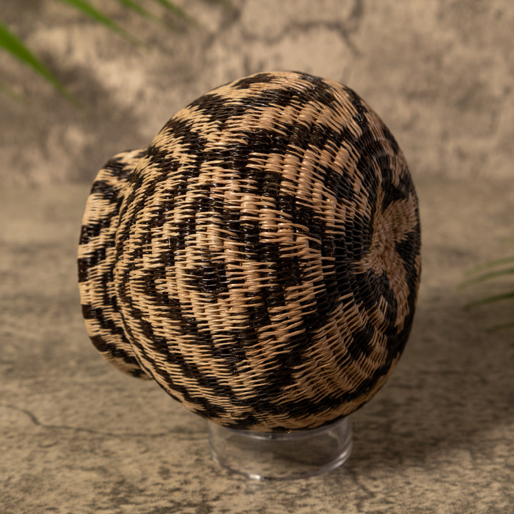 Brown And Black Criscross Rainforest Basket