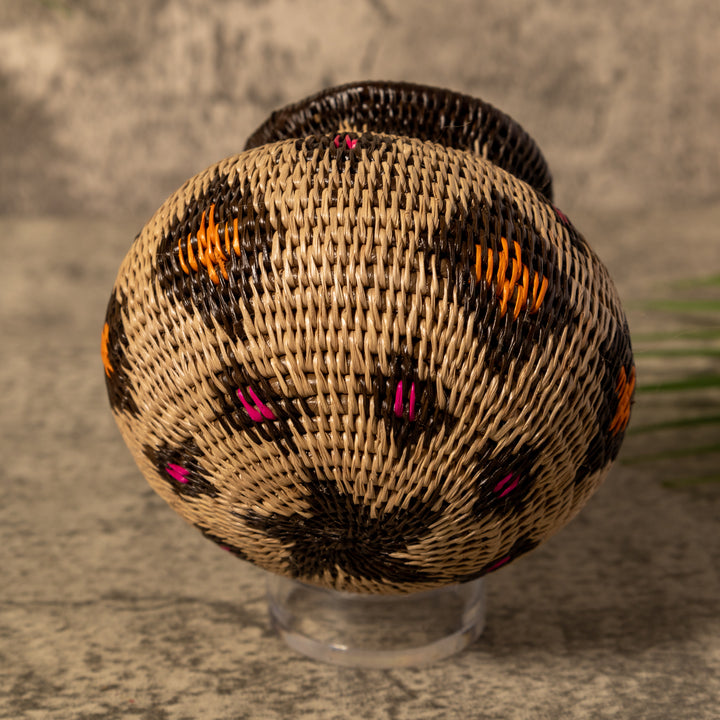 Gold And Red Jungle Exuberance Rainforest Basket
