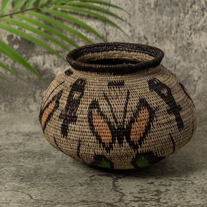 Birds And Butterflies Rainforest Basket