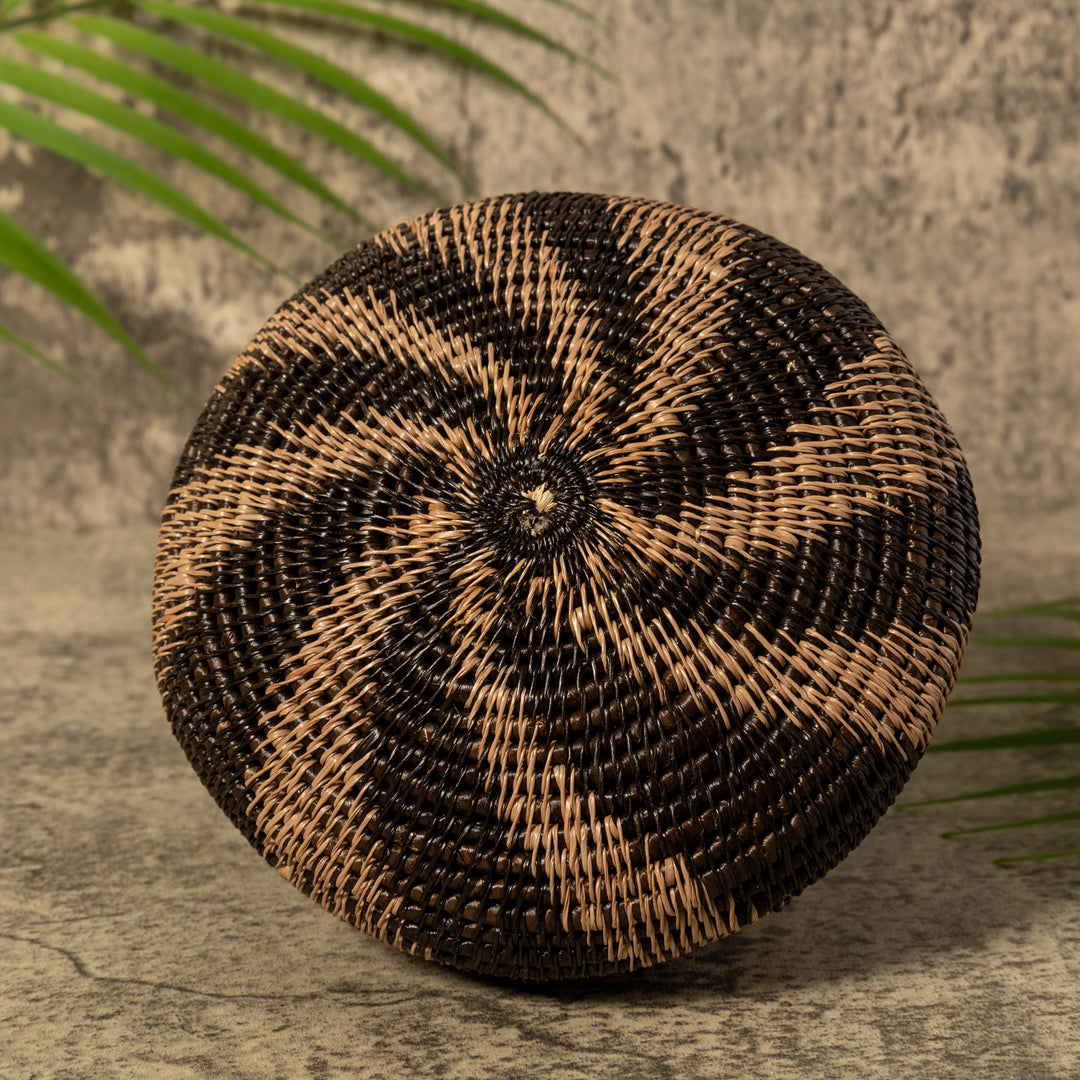 Black And Brown Swish Rainforest Basket