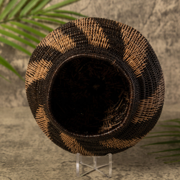 Black And Brown Swish Rainforest Basket