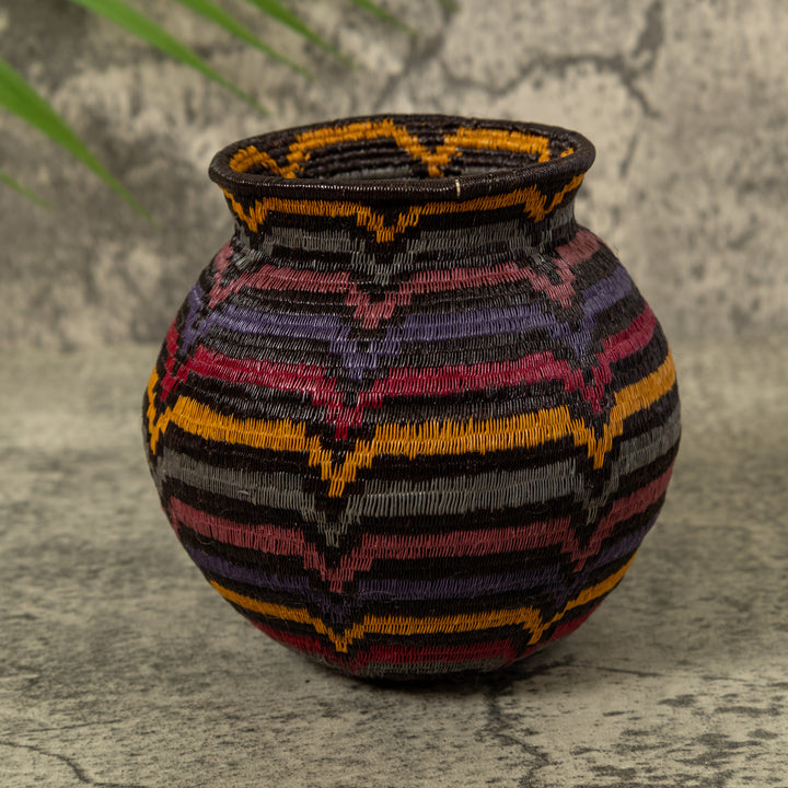 Multi-Color Swirl Rainforest Basket
