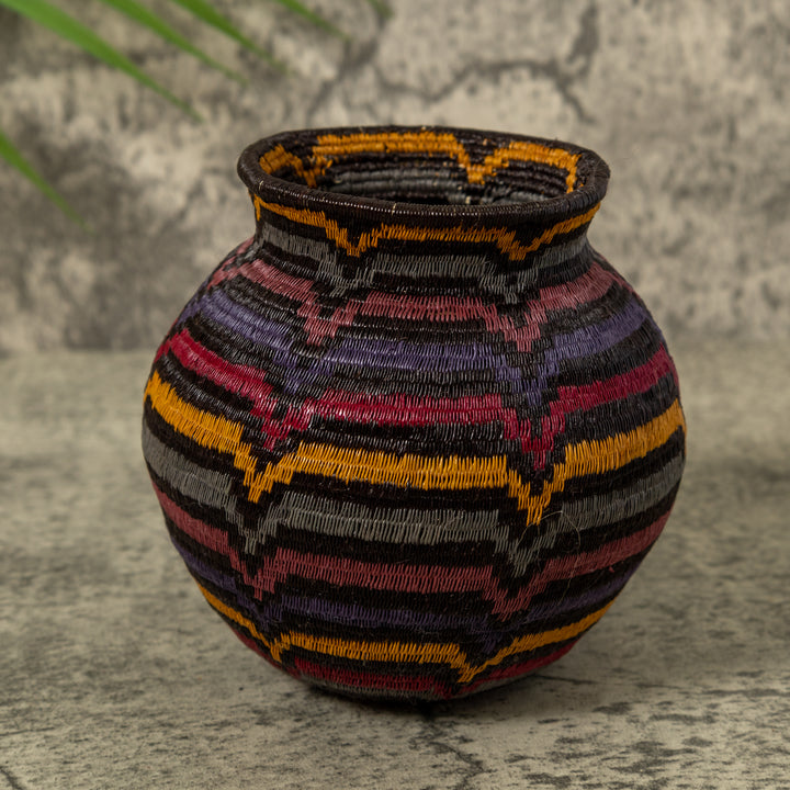 Multi-Color Swirl Rainforest Basket