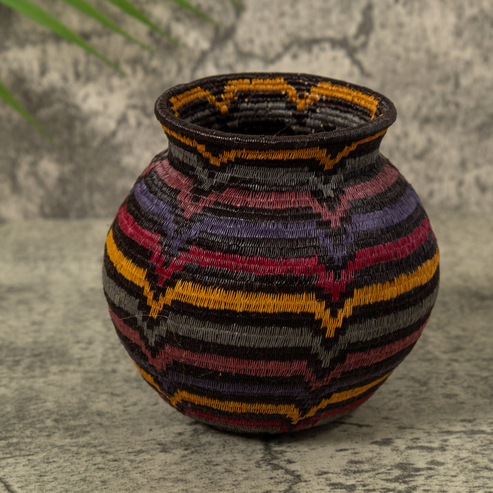 Multi-Color Swirl Rainforest Basket