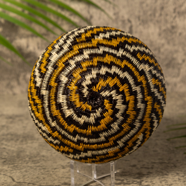 Gold Jungle Jewel Swirl Rainforest Basket