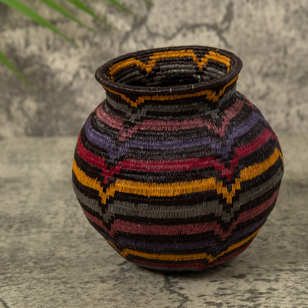 Multi-Color Swirl Rainforest Basket