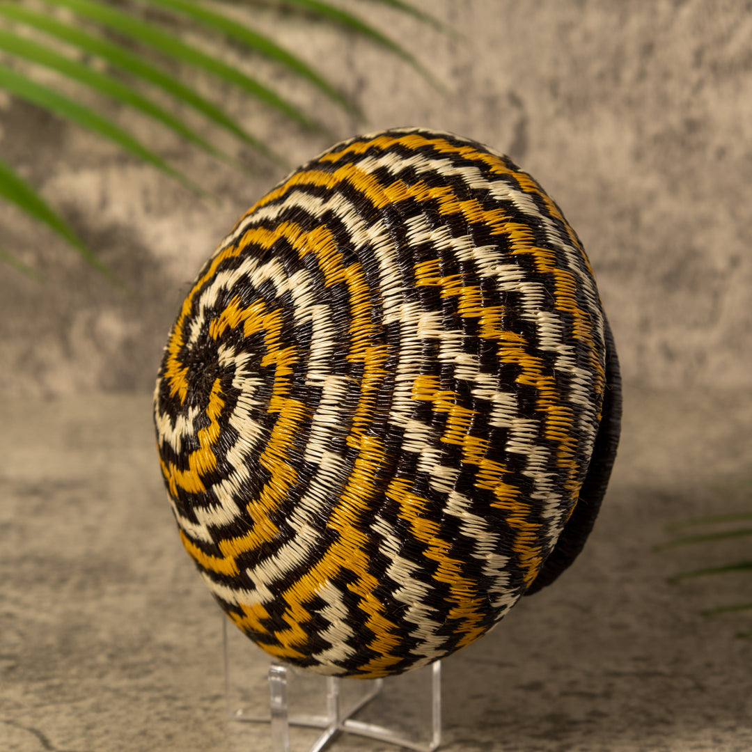 Gold Jungle Jewel Swirl Rainforest Basket