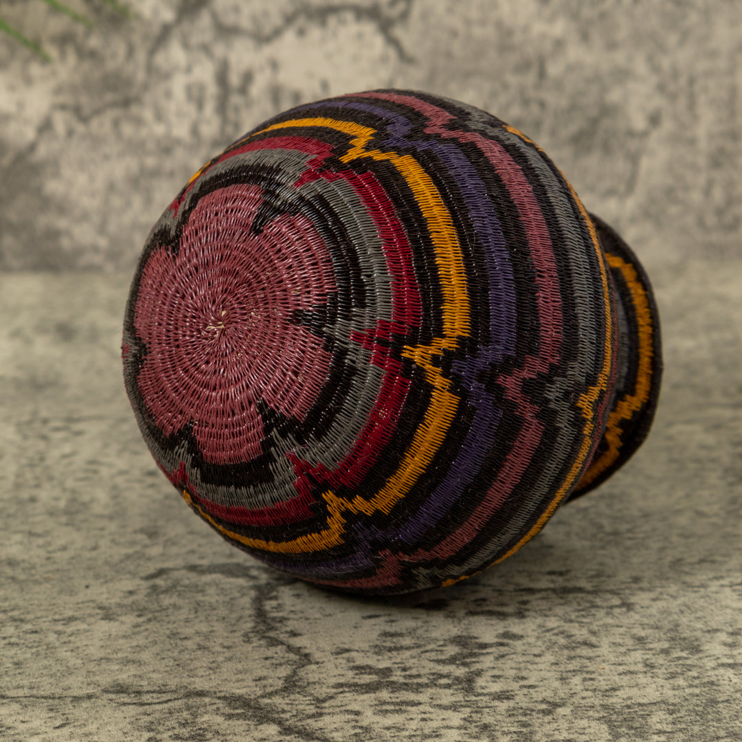 Multi-Color Swirl Rainforest Basket