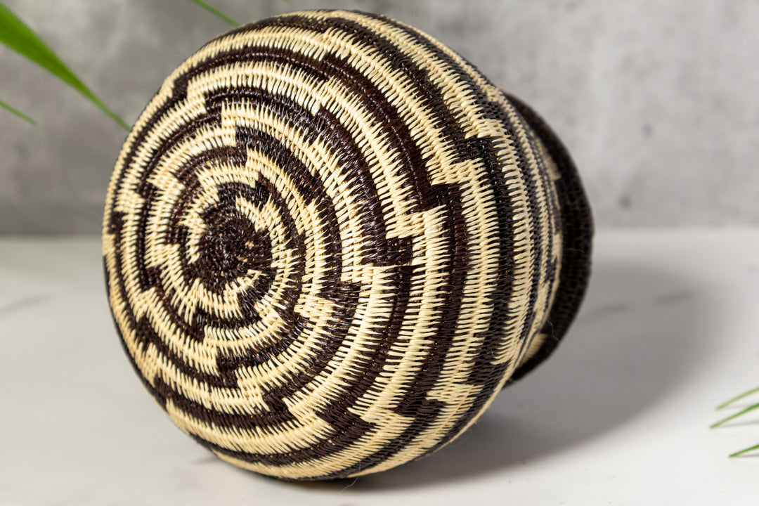 Black And White Staircase Rainforest Basket