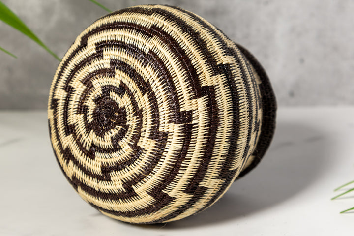 Black And White Staircase Rainforest Basket