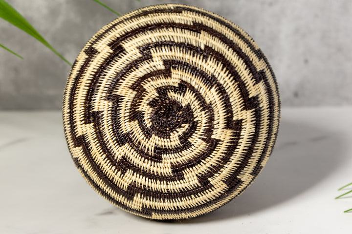 Black And White Staircase Rainforest Basket