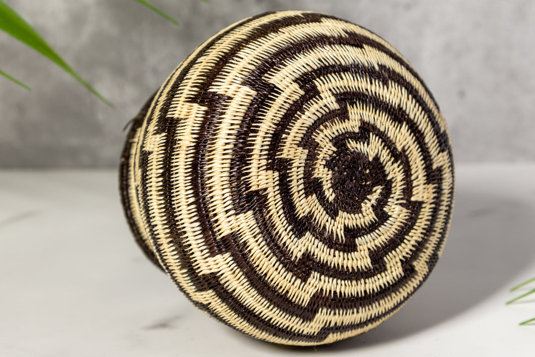 Black And White Staircase Rainforest Basket