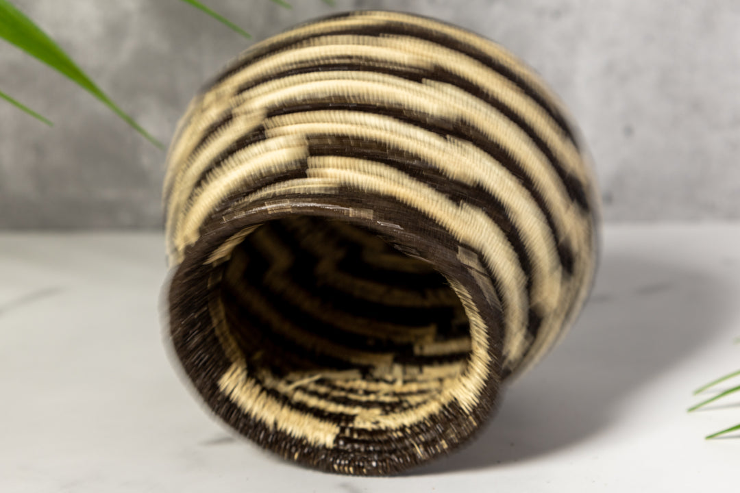 Black And White Staircase Rainforest Basket