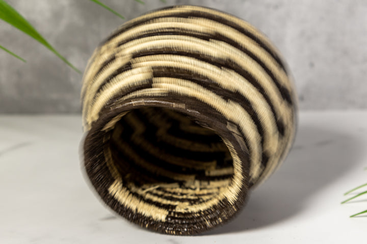 Black And White Staircase Rainforest Basket