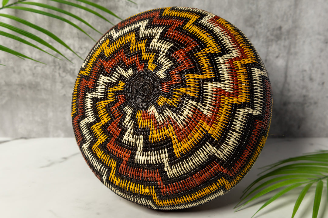 Coral Snake Woven Basket