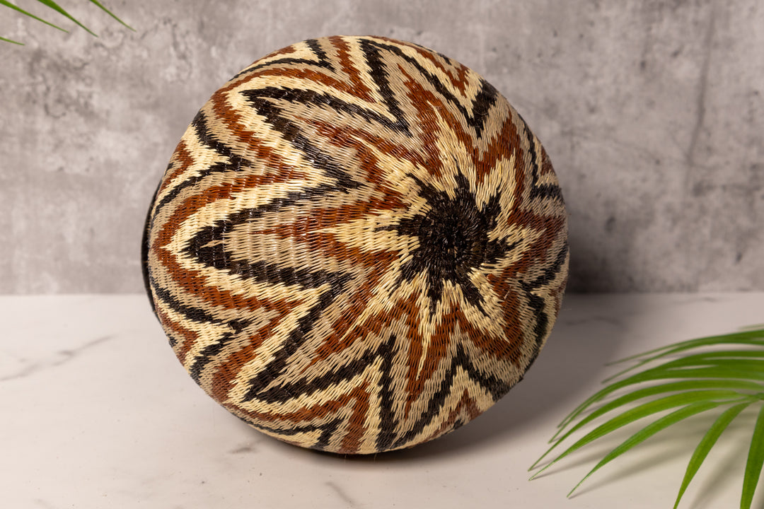 ZigZag Chevron Rainforest Basket