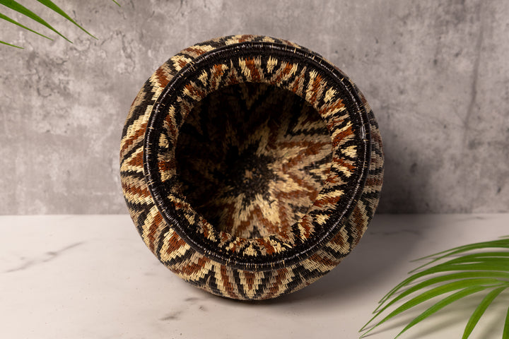 ZigZag Chevron Rainforest Basket