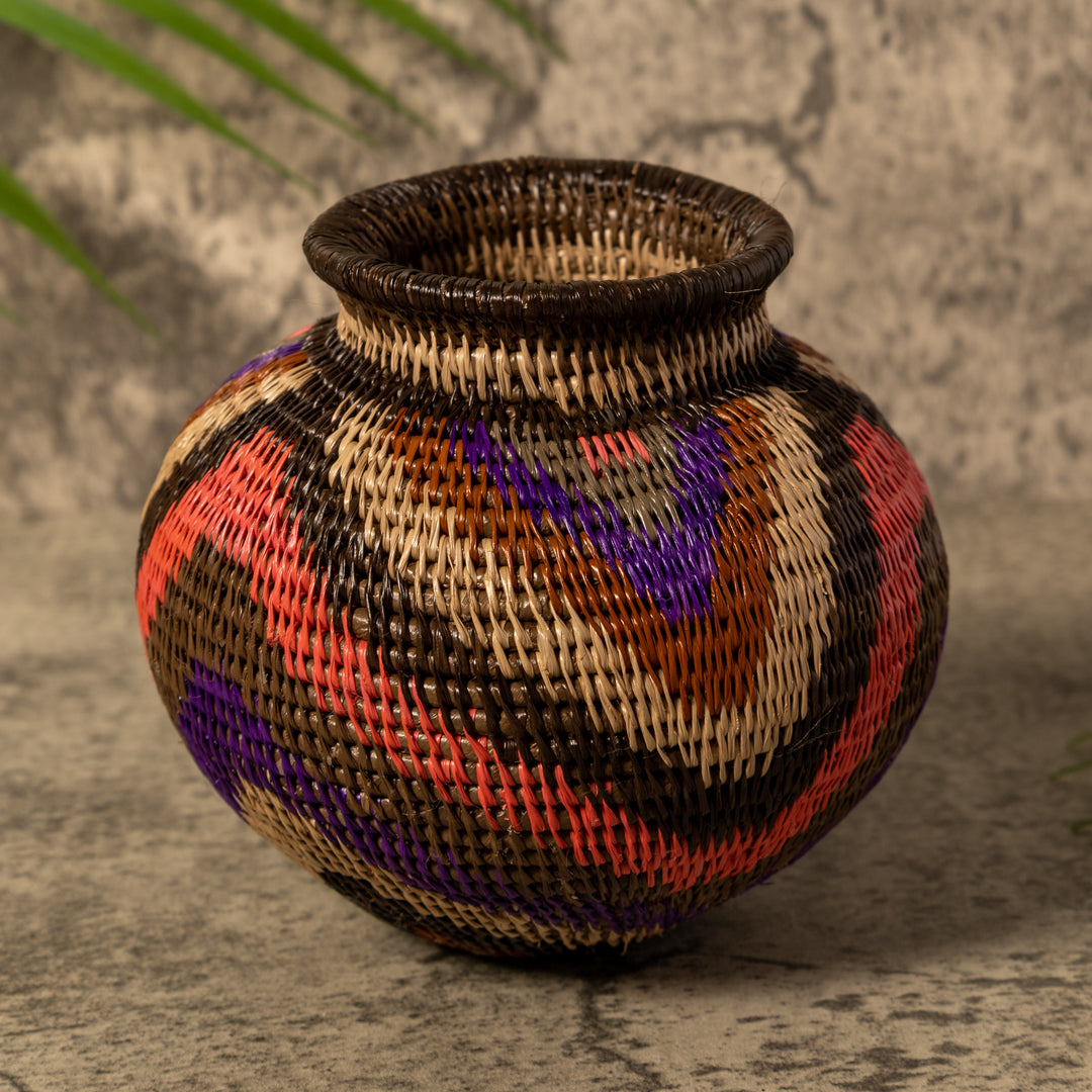 Waves Of Rainbow Rainforest Basket