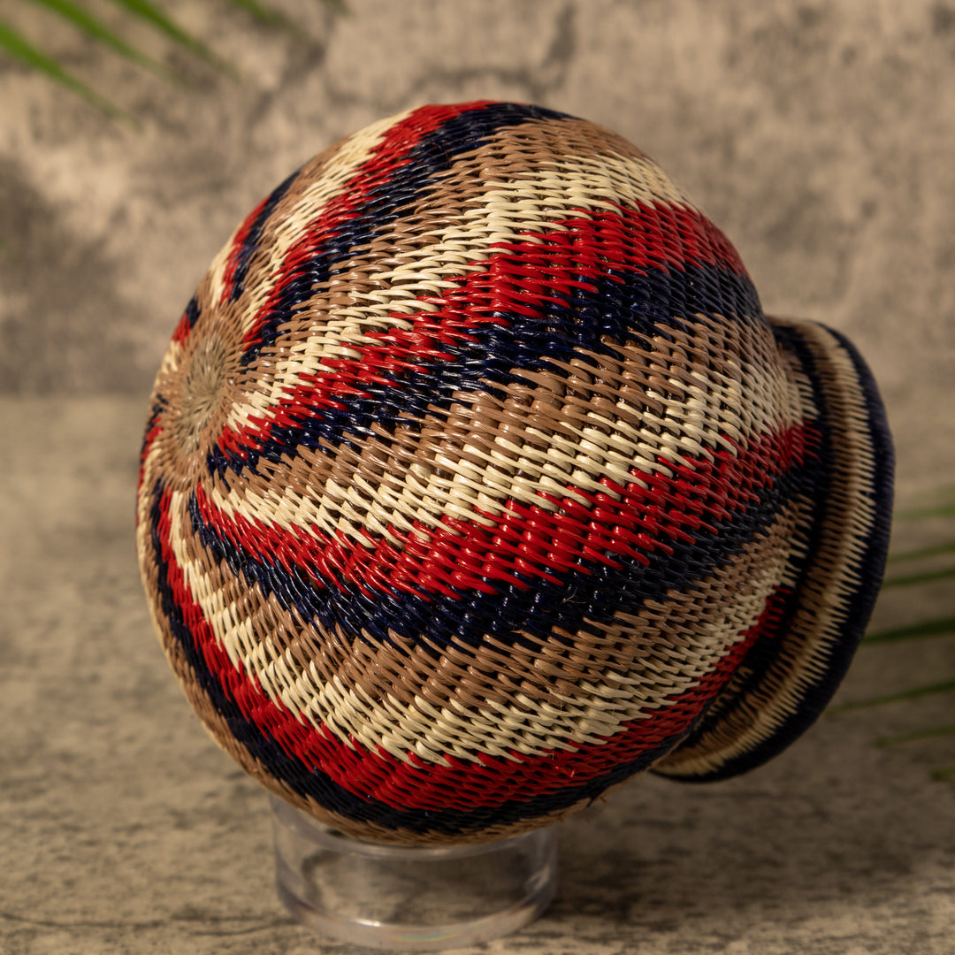 Spinner Swirl Of Earth Colors Rainforest Basket