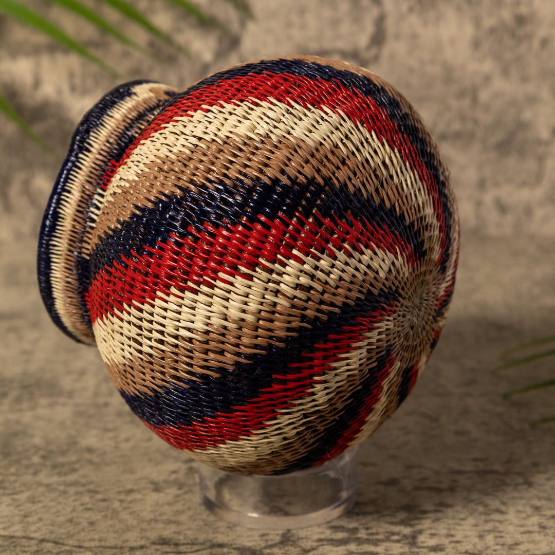 Spinner Swirl Of Earth Colors Rainforest Basket