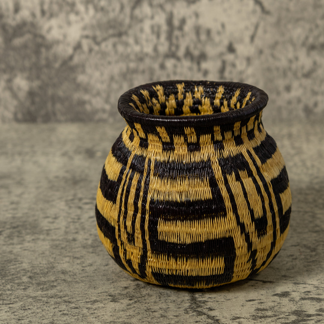 Black And Gold Exquisite Rainforest Basket