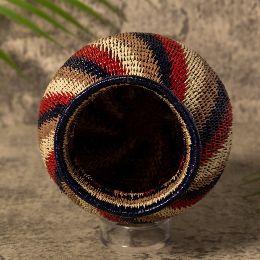 Spinner Swirl Of Earth Colors Rainforest Basket