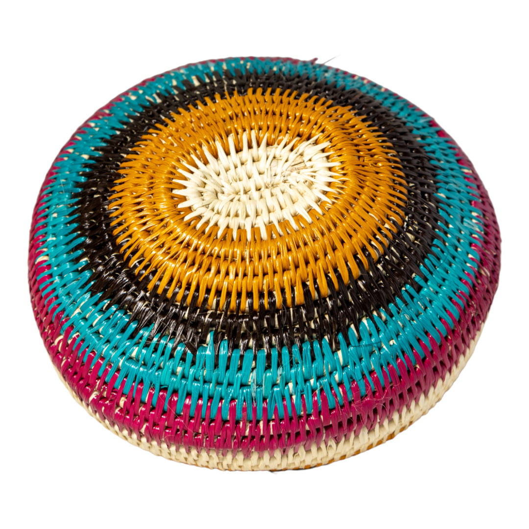 Rainbow Colors Basket With Top