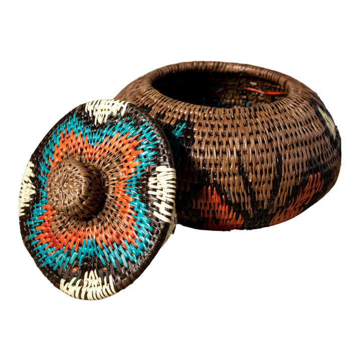 Odyssey Butterfly Woven Basket With Top