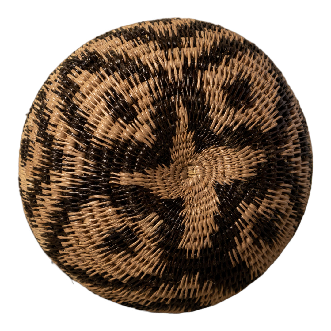 Brown And Black Criscross Rainforest Basket