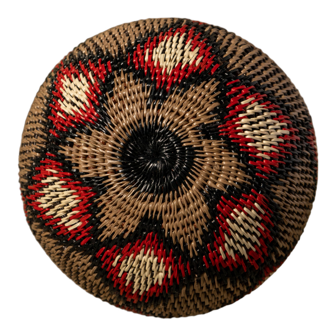 Diamond Design Rainforest Basket With Top