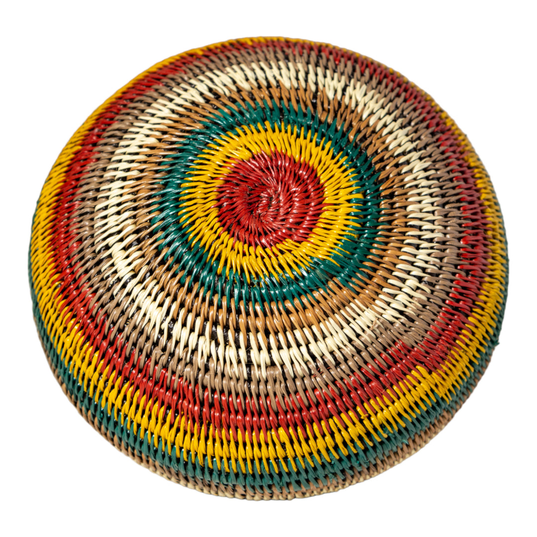 Rainbow Colors Basket With Top