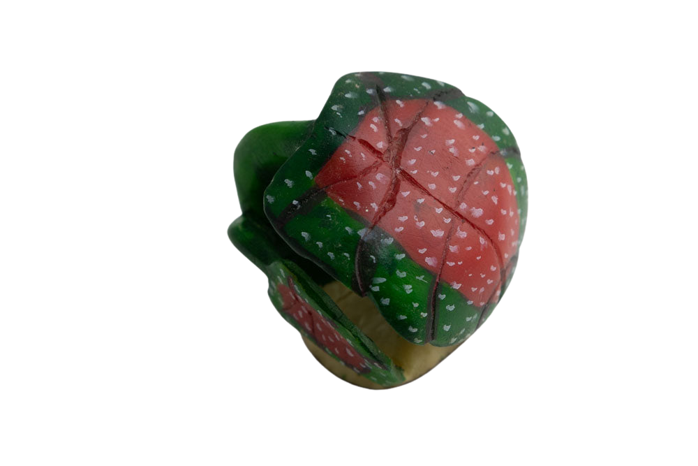 Wounaan Indian Elephant Ear Leaves Tagua Carving