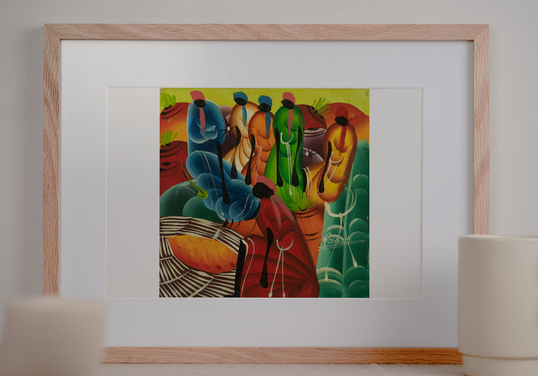 Haitian Painting Harvest Hues