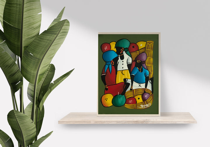 Haitian Painting Vibrant Vigor