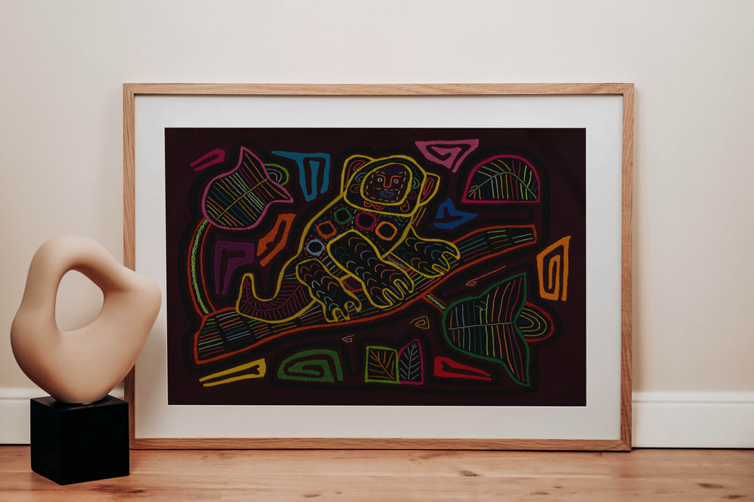 Burgundy And Pink Monkey Ape Of The Jungle Mola