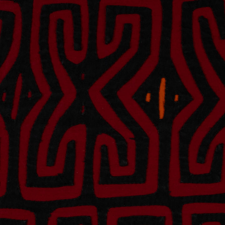 Black And Red Classic Design Mola