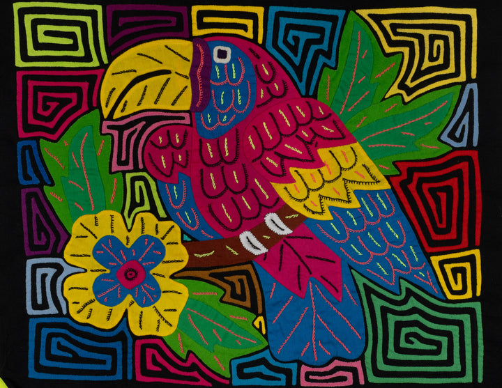 Red And Blue Tropical Keel-billed Toucan Mola