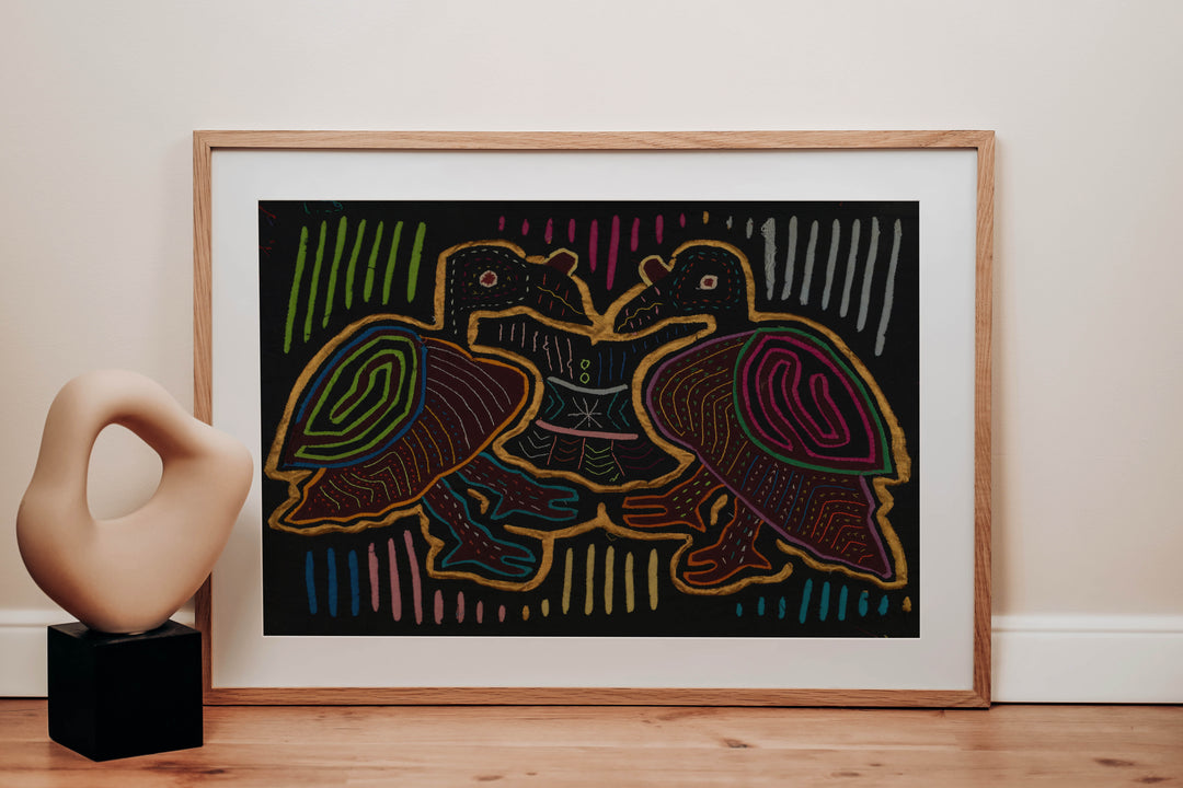 Black And Maroon Rainforest Bird Critters Mola