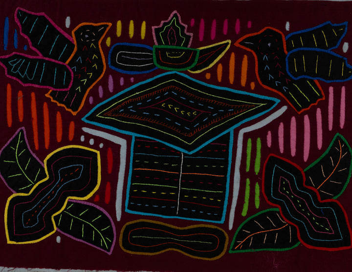 Burgundy Square Graduation Hat Mola
