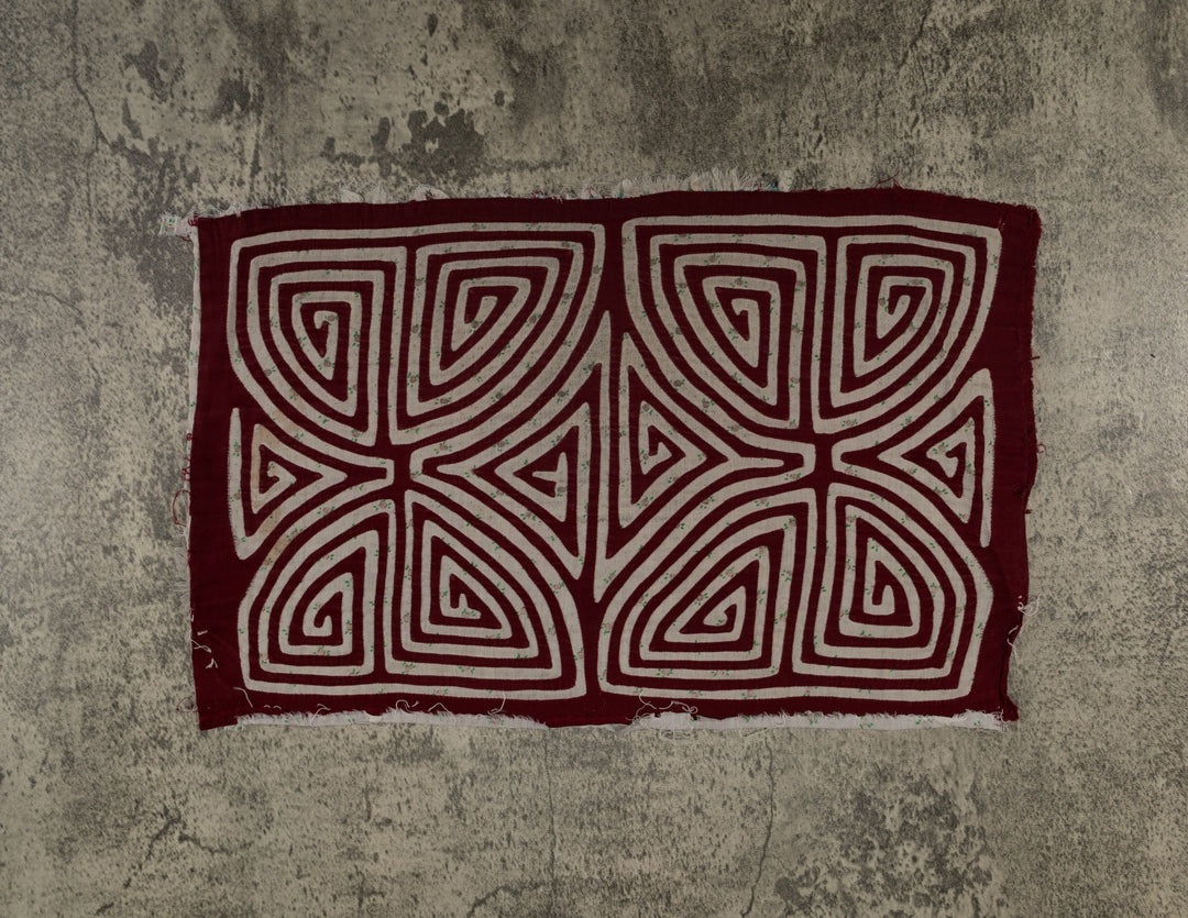 Vintage Burgundy And White Classic Design Mola