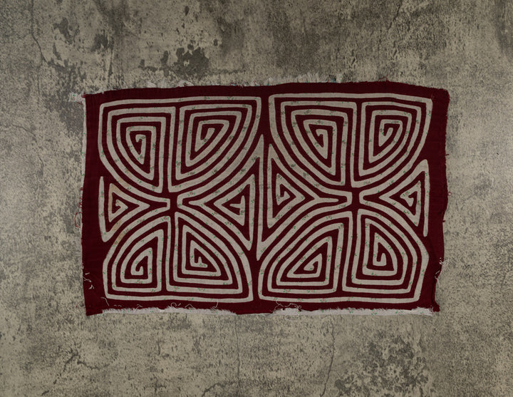 Vintage Burgundy And White Classic Design Mola