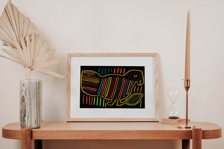 Rainbow Colors Partridge Jungle Bird Mola