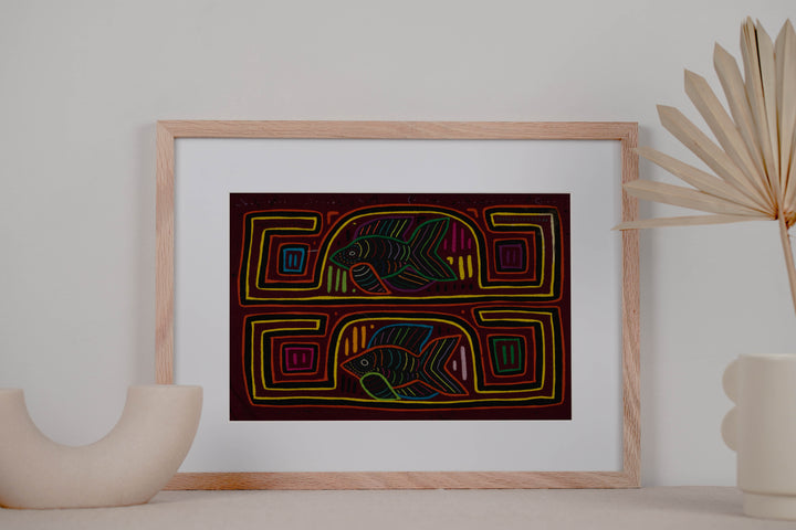 Traditional Red And Yellow Tropical Fish Mola
