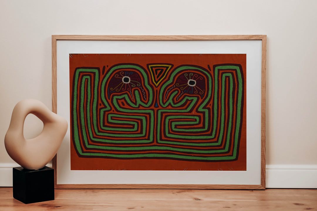 Classic Orange And Green Talking Heads Mola