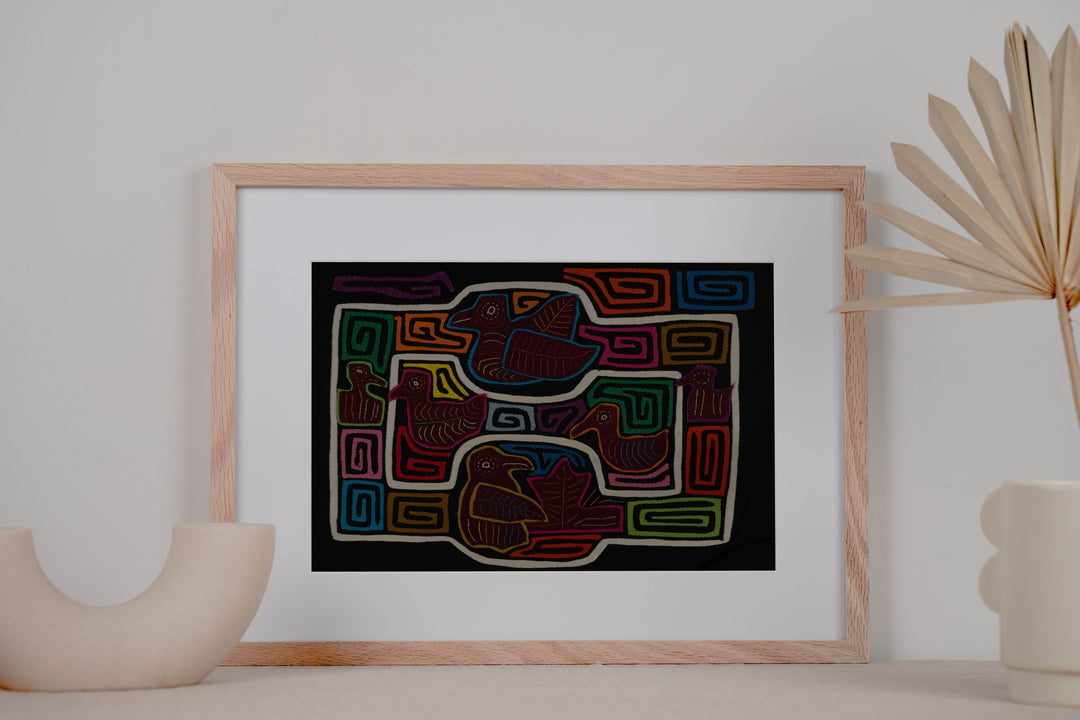 Traditional Multi-Color Ducks Galore Mola