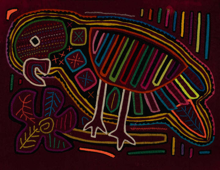 Traditional Multi-Color Parrot Bird Mola