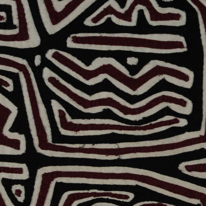 Black White And Maroon Classic Design Mola